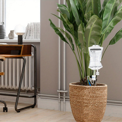 Give your plants the fluids they need with this funky IV drip system