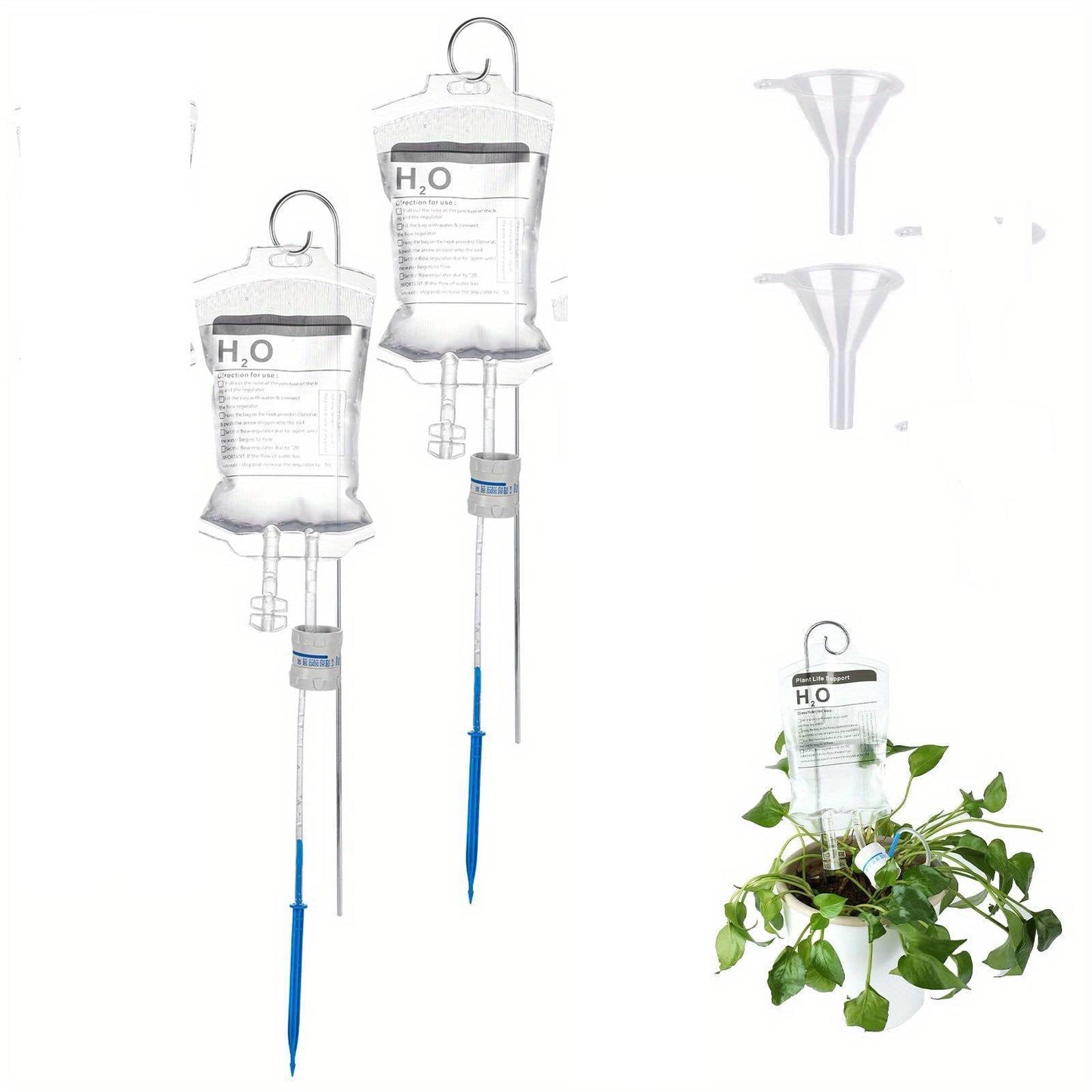 Give your plants the fluids they need with this funky IV drip system