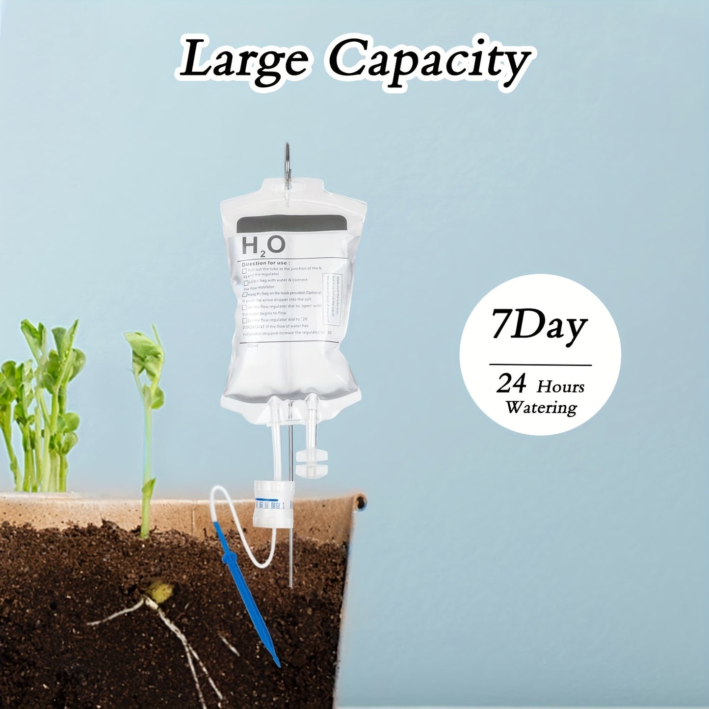 Give your plants the fluids they need with this funky IV drip system