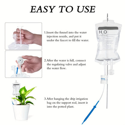 Give your plants the fluids they need with this funky IV drip system