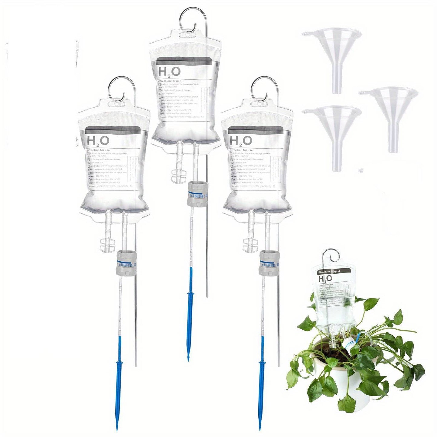 Give your plants the fluids they need with this funky IV drip system